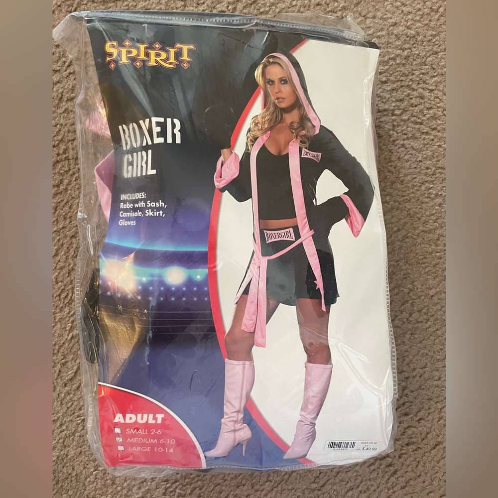 Halloween Costume Boxer Girl